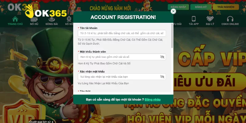 Cách đăng ký tài khoản Ok365